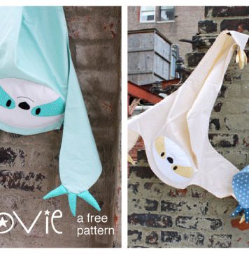 Sloth Lovie Free Sewing Pattern