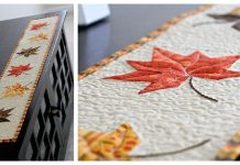 Fall Leaf Table Runner Free Sewing Pattern