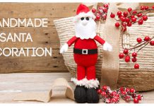 Handmade Santa Decoration Free Sewing Pattern