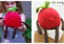 Plush Apple Free Sewing Pattern