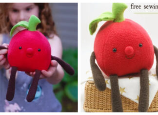 Plush Apple Free Sewing Pattern