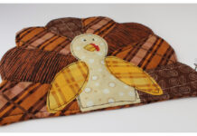 Thanksgiving Turkey Potholder Free Sewing Pattern