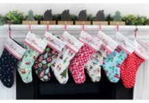 Cuffed Christmas Stocking Free Sewing Pattern