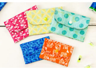 Easy Wallet Free Sewing Pattern