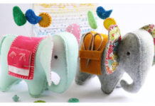 Elephant Sewing Caddy Sewing Pattern