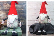 Gnome Christmas Decoration Free Sewing Pattern