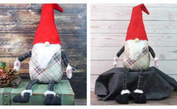 Gnome Christmas Decoration Free Sewing Pattern