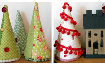 Quilted Christmas Tree Free Sewing Pattern