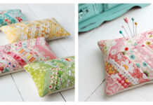 Herringbone Pincushion Free Sewing Pattern