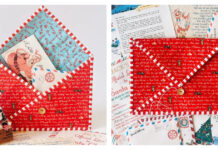 Letter to Santa Envelope Holder Free Sewing Pattern