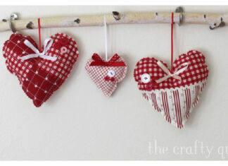 Quilted Heart Free Sewing Pattern