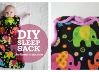 Easy Baby Sleep Sack Free Sewing Pattern