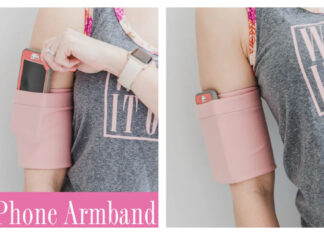 Phone Armband Free Sewing Pattern