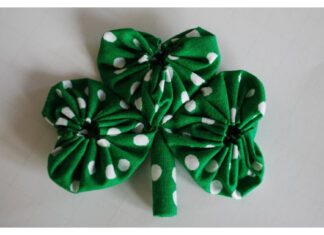 Polka Dot Shamrock Free Sewing Pattern