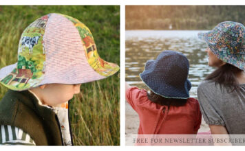 Sun Hat Free Sewing Pattern