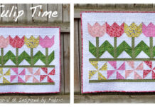 Tulip Time Wall Hanging Free Sewing Pattern