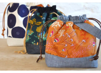 Drawstring Bag Sewing Pattern