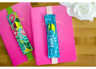 Pen Holder Bookmark Free Sewing Pattern