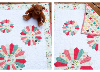 Dresden Burst Baby Quilt Free Sewing Pattern