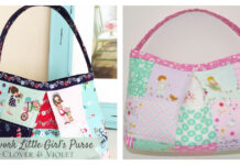 Patchwork Little Girl’s Purse Free Sewing Pattern