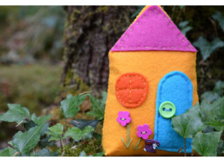 Small Fairy House Free Sewing Pattern