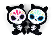 Sugar Skull Kitty Plush Free Sewing Pattern