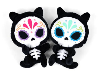 Sugar Skull Kitty Plush Free Sewing Pattern