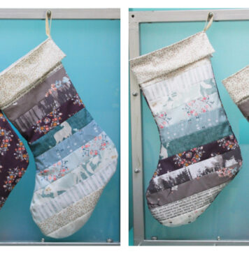 Christmas Stocking Free Sewing Pattern