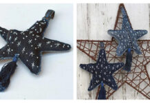 Fabric Star Ornament Free Sewing Pattern