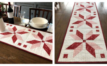 Nordic Star Table Runner Free Sewing Pattern