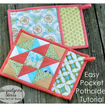 Pocket Potholder Free Sewing Pattern