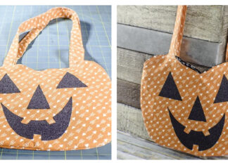 Pumpkin Treat Bag Free Sewing Pattern