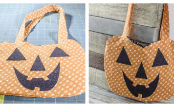 Pumpkin Treat Bag Free Sewing Pattern