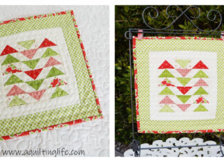 Christmas Mini Quilt Free Sewing Pattern