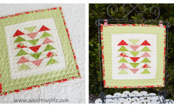 Christmas Mini Quilt Free Sewing Pattern