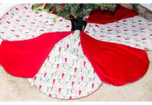 Christmas Tree Skirt Free Sewing Pattern