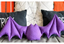 Halloween Bat Pillow Free Sewing Pattern