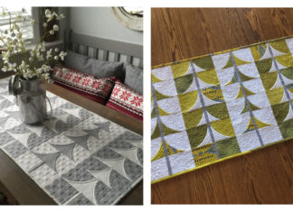 Mini Trees Table Runner Free Sewing Pattern