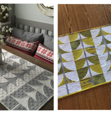 Mini Trees Table Runner Free Sewing Pattern