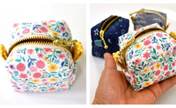 Mini Zipper Pouch Free Sewing Pattern