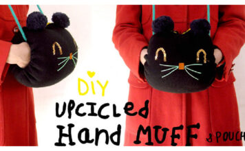 Kitty Hand Muff Free Sewing Pattern