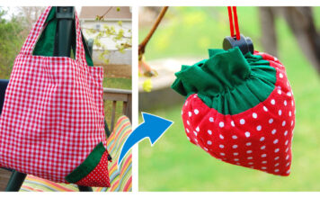 Strawberry Bag Free Sewing Pattern