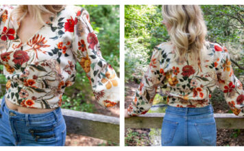 Peony Blouse Free Sewing Pattern