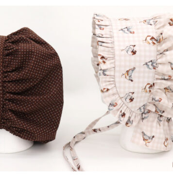 Pioneer Bonnet Free Sewing Pattern and Video Tutorial