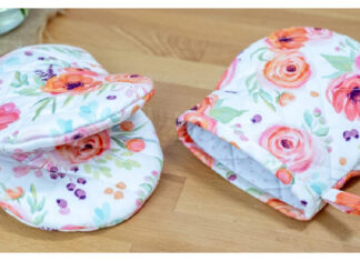 Mini Oven Mitts Free Sewing Pattern