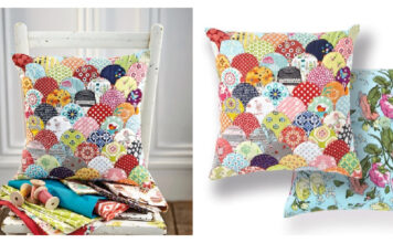 Clamshell Cushion Free Sewing Pattern