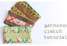 Gathered Clutch Free Sewing Pattern