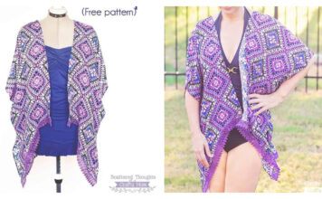 Kimono Swim Suit Cover Up Free Sewing Pattern