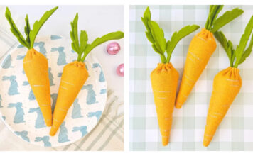 Felt Carrot Free Sewing Pattern