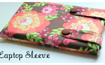 Laptop Sleeve Free Sewing Pattern